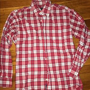Men’s S Plaid Button Down